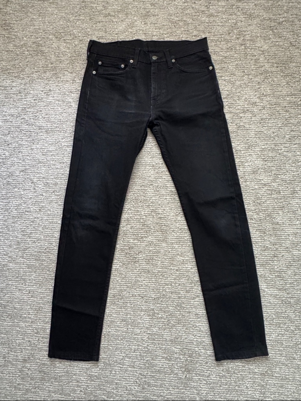 510 Levi’s Black Denim Slim Straight Jean